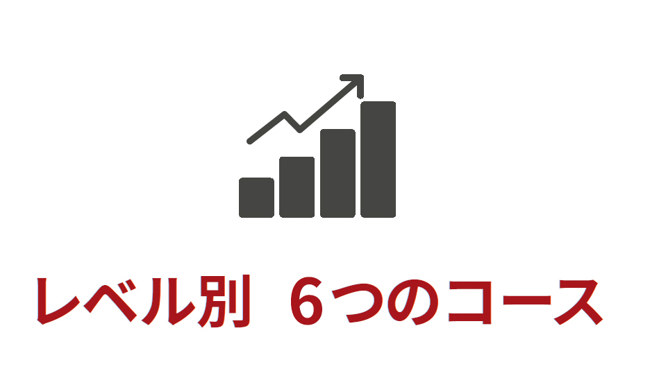 レベル別5つのコース